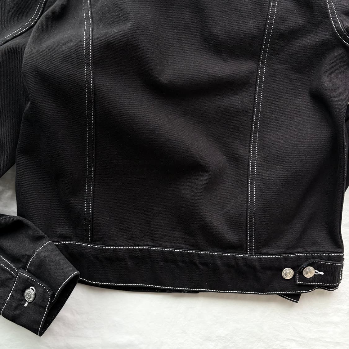 [M] 산드로 스티치 자켓 블랙 상품이미지5