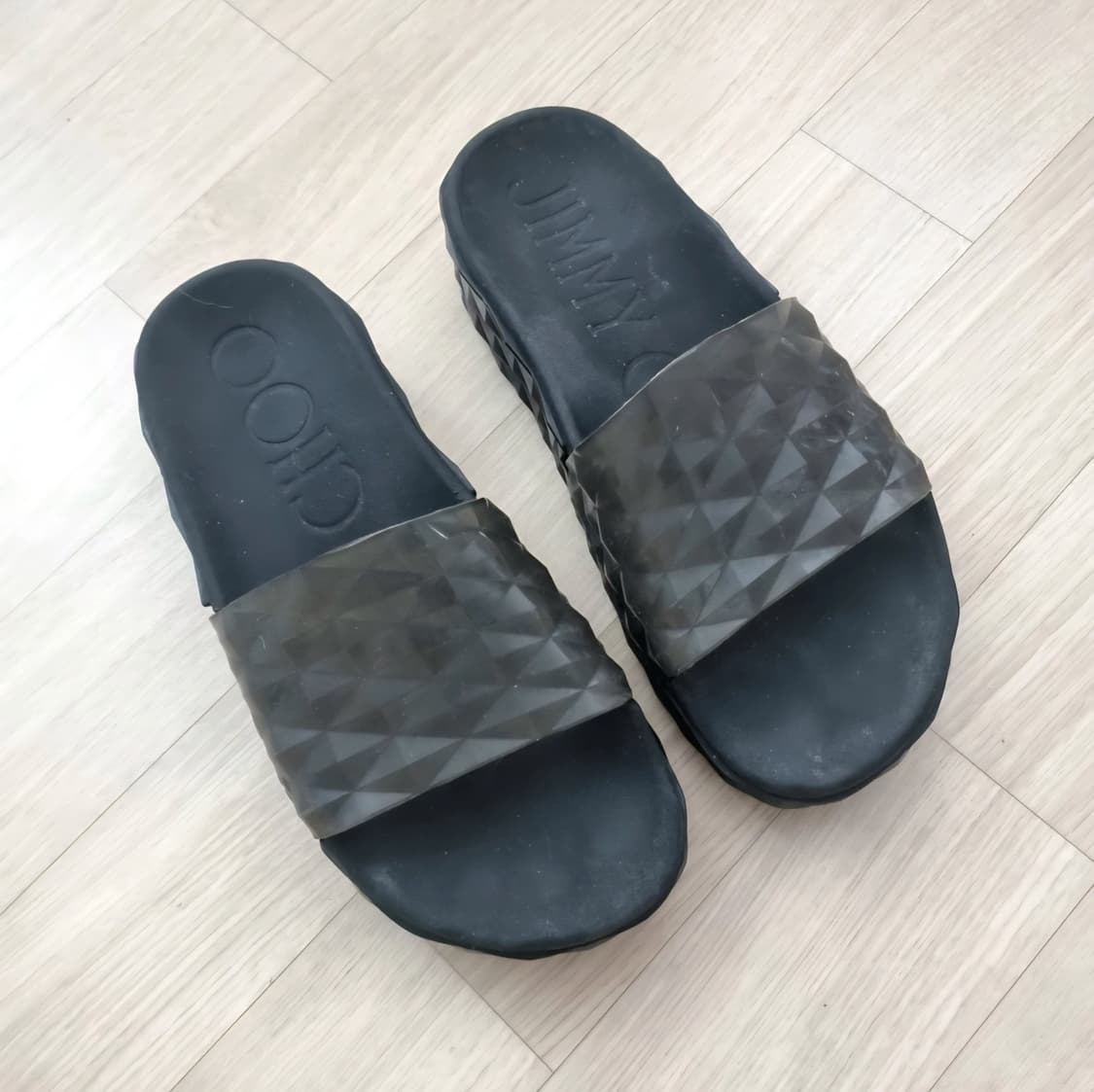 지미추 Jimmy Choo 샌들 슬리퍼 키높이 굽 (240/표기37) 상품이미지3