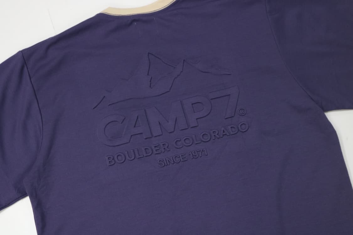 camp7 입체 레터링 링거티셔츠 상품이미지2