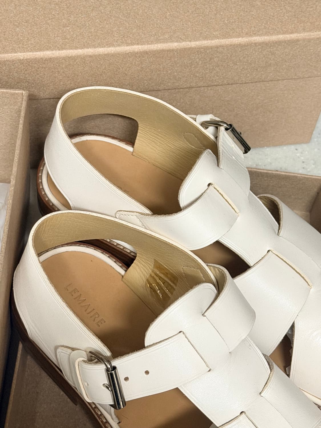 르메르 피셔맨 샌들 화이트 41 민트급 상품이미지3