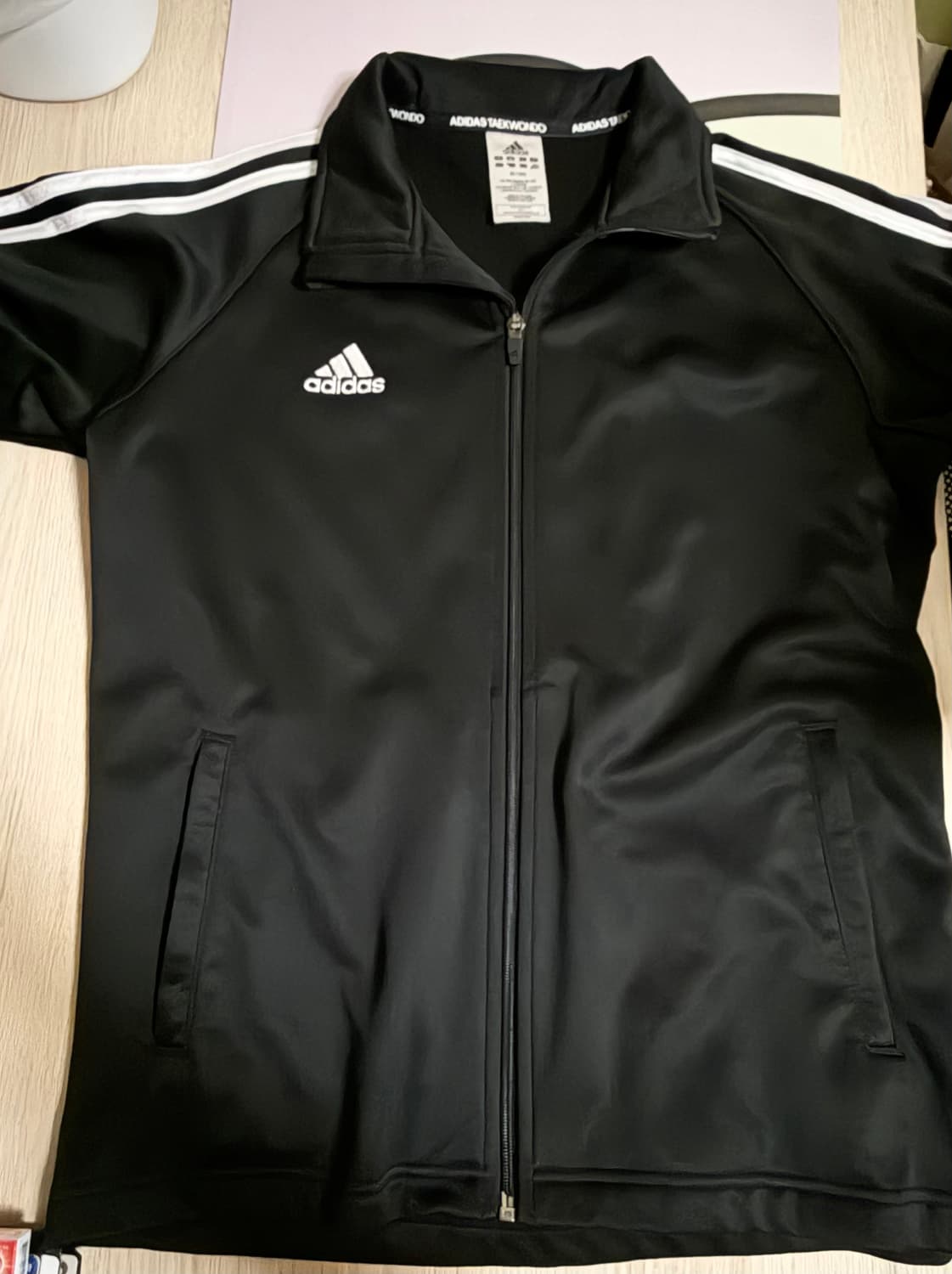 아디다스 져지 트랙탑 자켓 블랙 검흰 상품이미지1