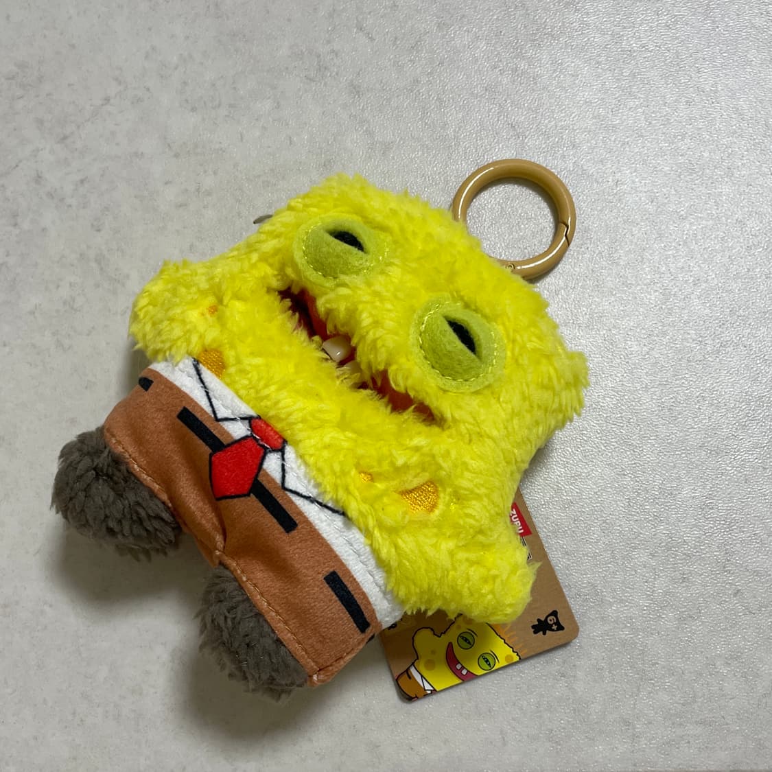 퍼글러 스폰지밥 스펀지 키링 인형 정품 상품이미지3