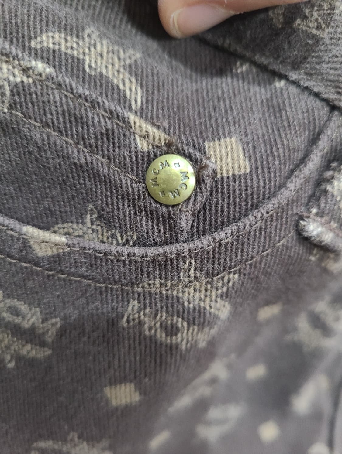 MCM LEGERE 엠씨엠 레게제 로고 면바지 상품이미지8