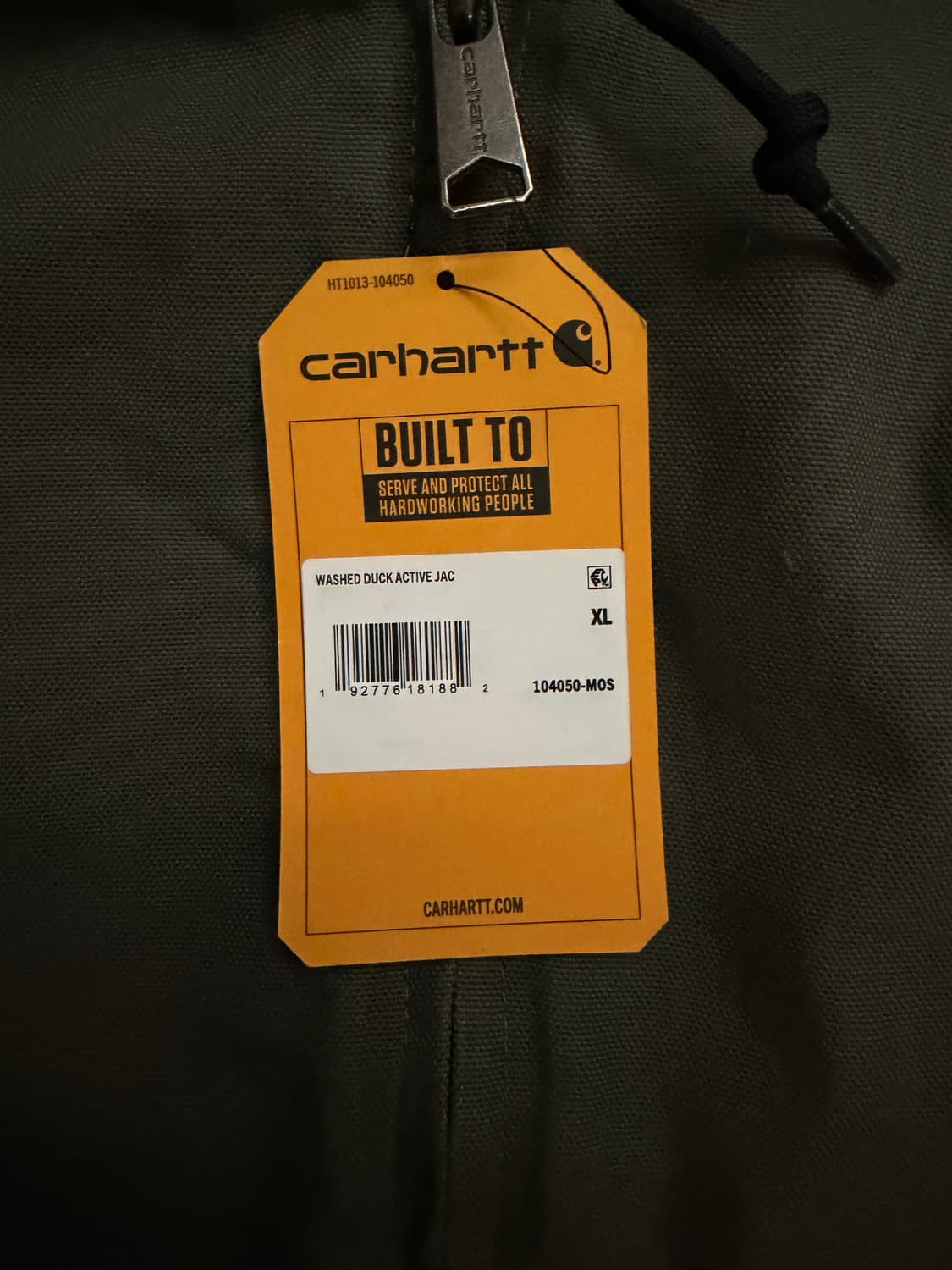 [칼하트] 104050 워시드 덕 액티브 자켓 - MOS(모스) XL 상품이미지2