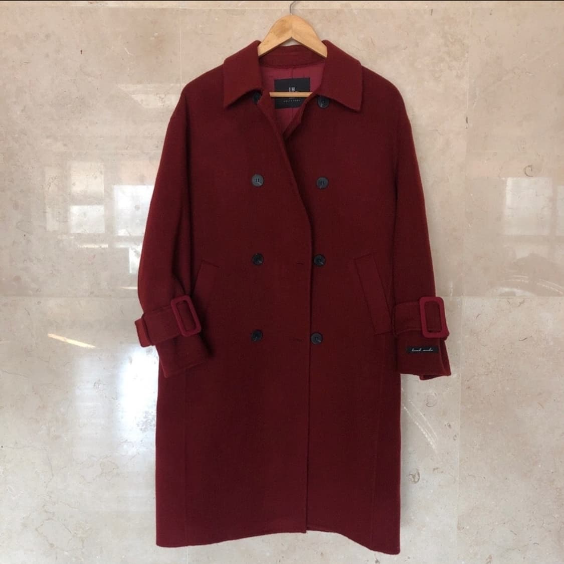임블리 버건디코트 레드코트 상품이미지2