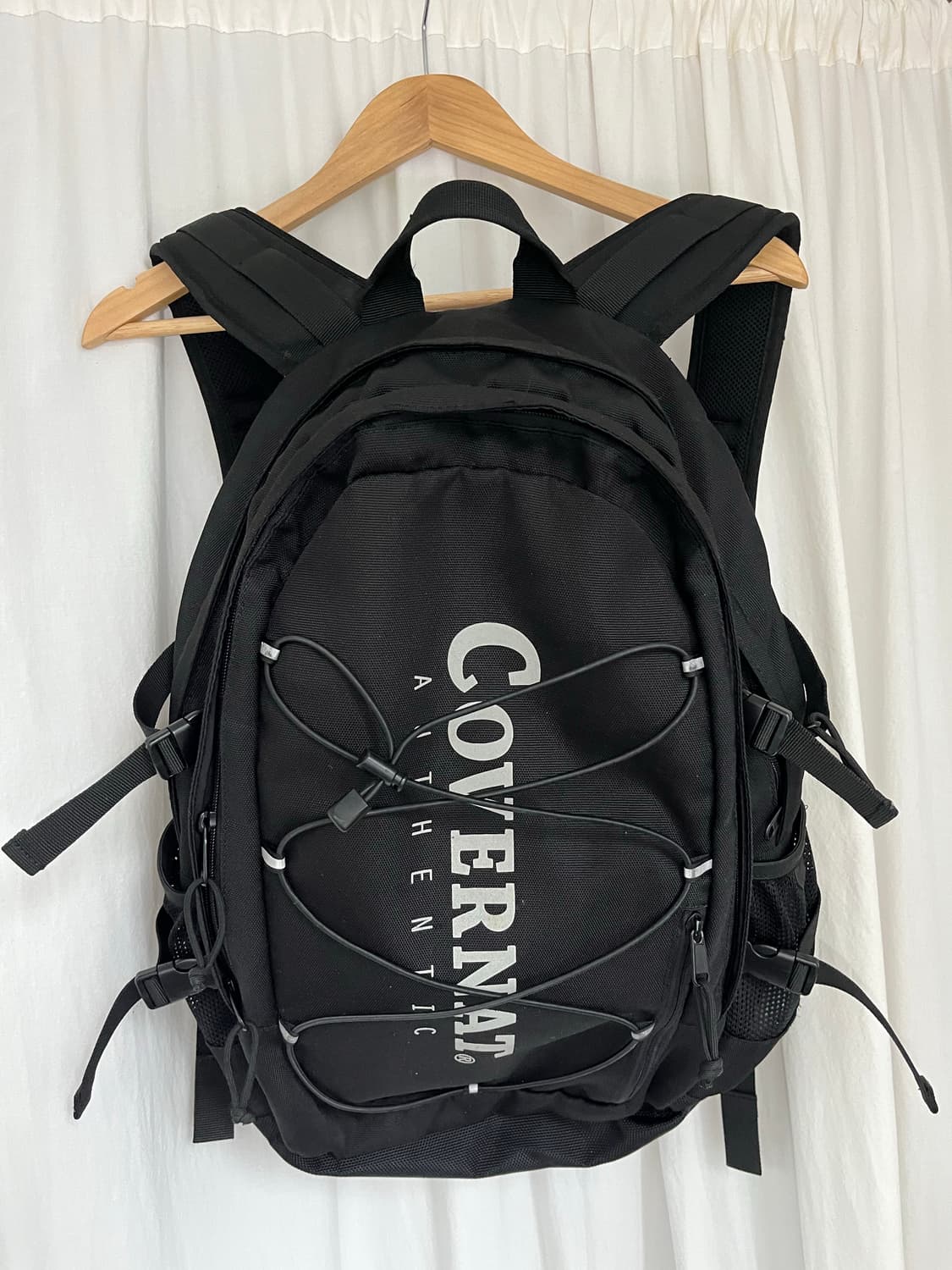 COVERNAT AUTHENTIC LOGO RUCKSACK BLACK 상품이미지1