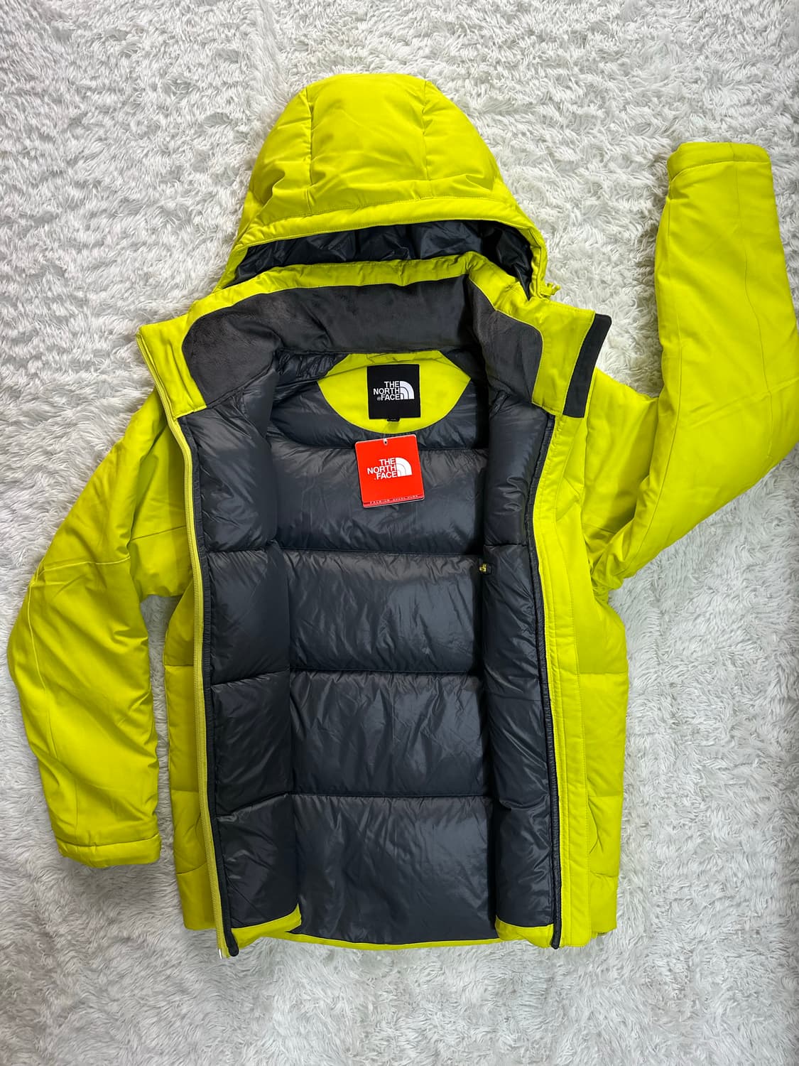 노스페이스 NSJ1DG57 옐로우 라임 패딩 95 상품이미지4