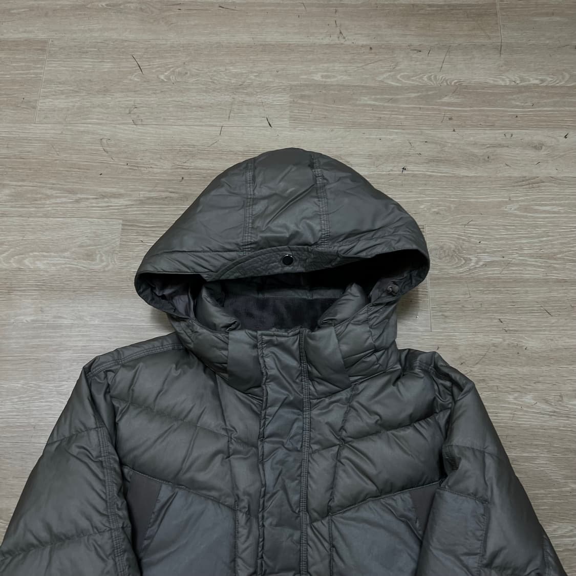 블랙야크 nau 나우 덕다운 후드 롱패딩 점퍼 [그레이지] L/100 상품이미지2
