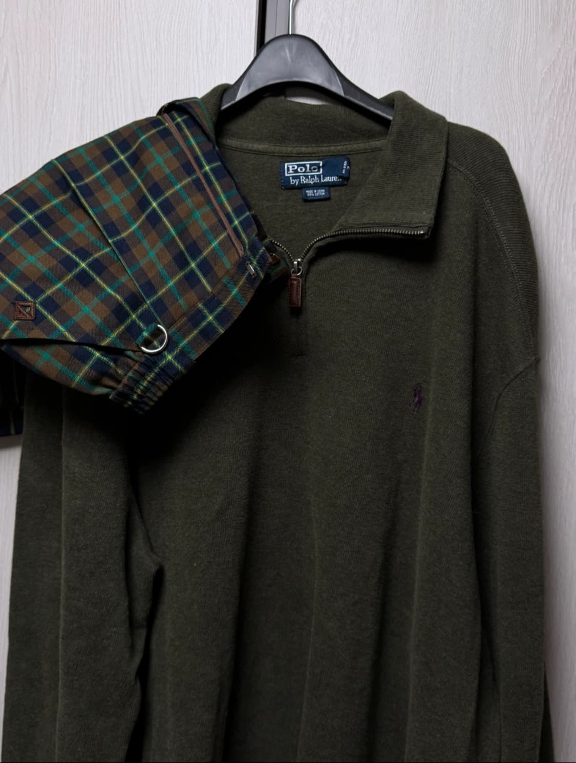 폴로 랄프로렌 하프집업 XL 올리브 상품이미지5