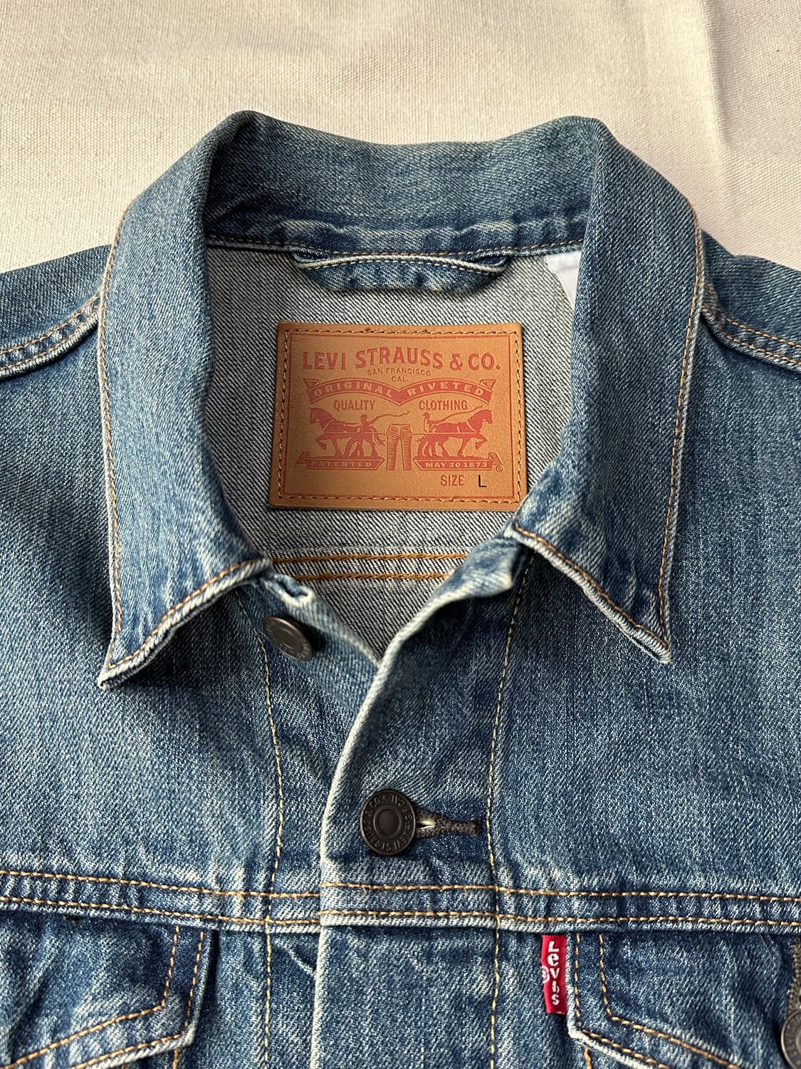 리바이스 3세대 데님 트러커 자켓 L 상품이미지5