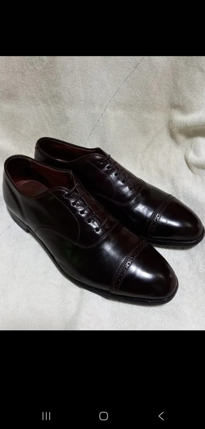 [판매] alden 9015 알든 9015 쉘코도반 캡토 발모랄 9.5D 상품이미지1