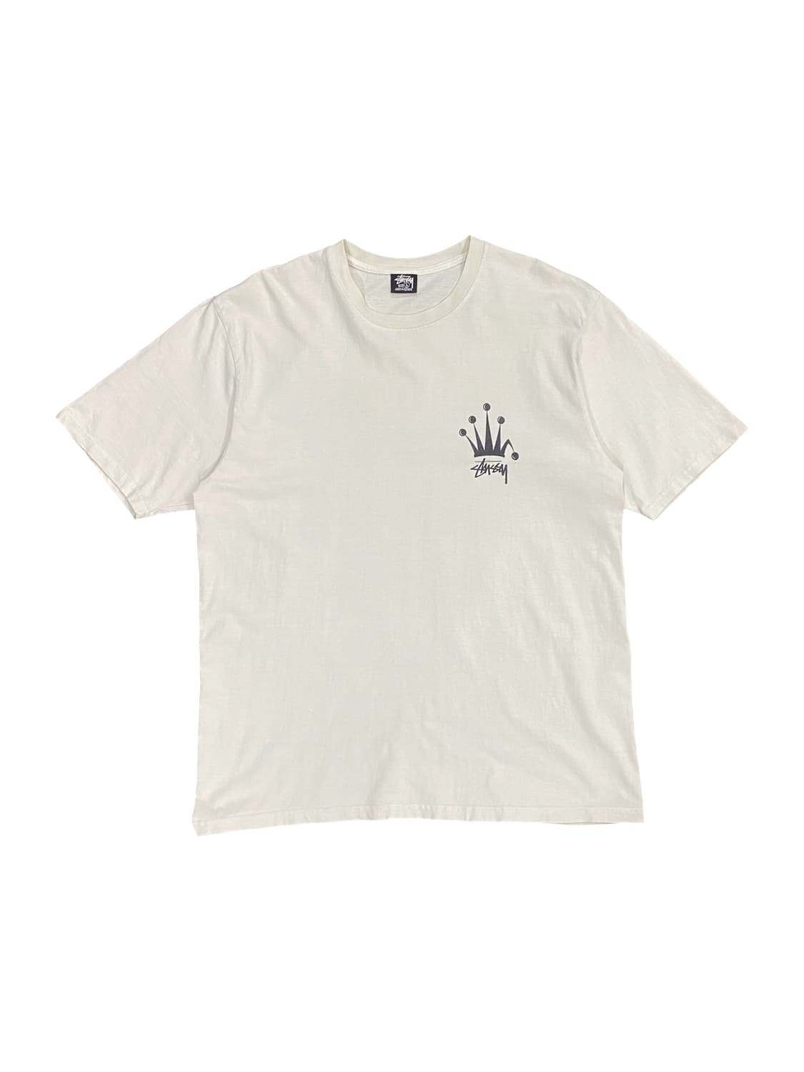 Stussy 크라운 심볼 프린팅 반팔 티셔츠 상품이미지1
