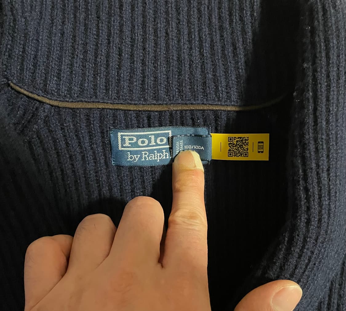 [폴로 랄프로렌] 울 숄 칼라 카디건(L) 상품이미지4