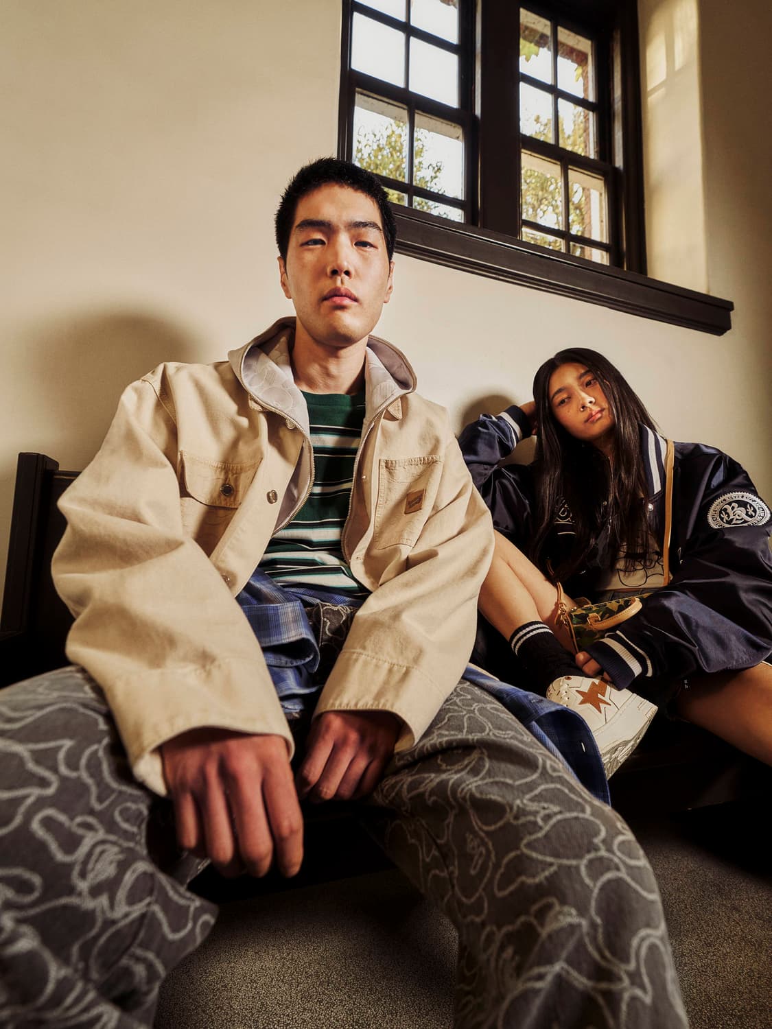 A BATHING APE Baseball Varsity Jacket 상품이미지3