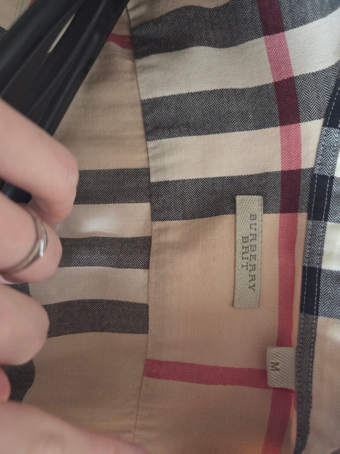 버버리 브릿 노바 체크 긴팔 셔츠 상품이미지3