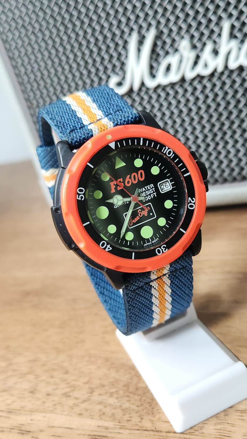 #FREESTYLE FS600 다이버 쿼츠 남성용 빈티지시계 급처 상품이미지3