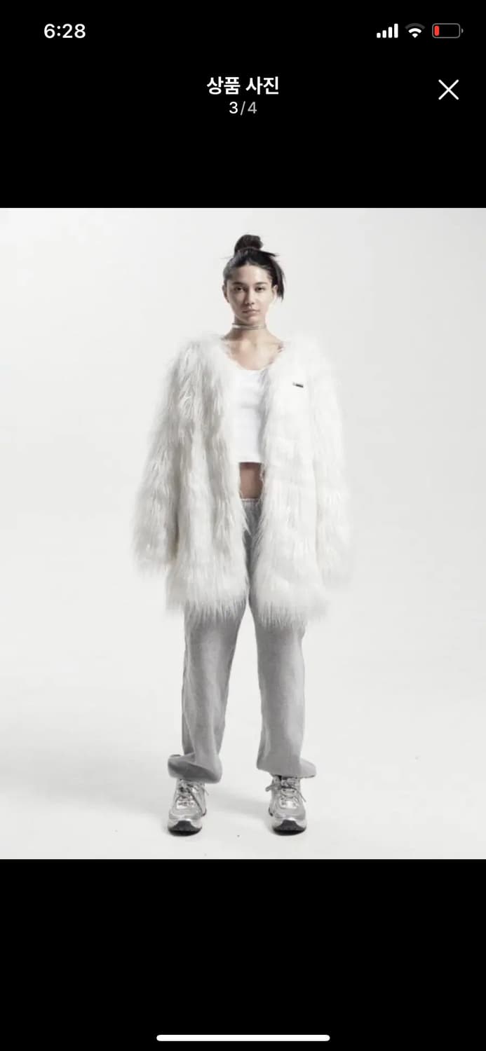 오도어 퍼자켓 화이트 상품이미지1