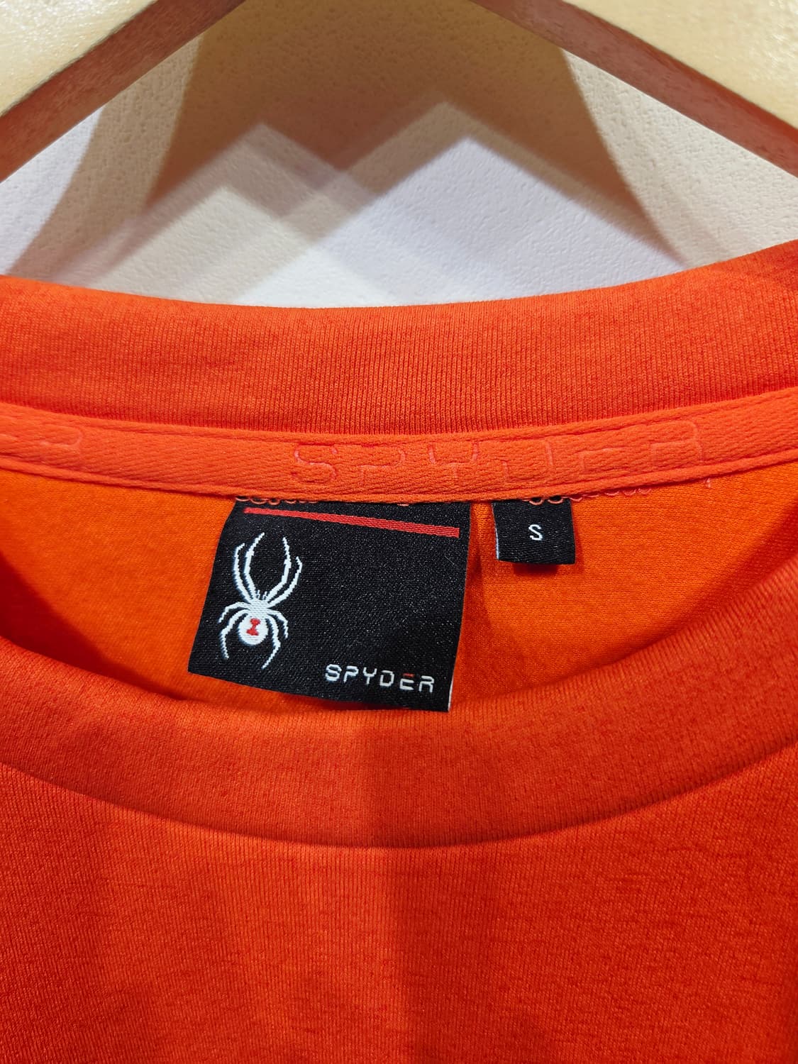스파이더 뽀글이 기모 맨투맨 오렌지_S 상품이미지5