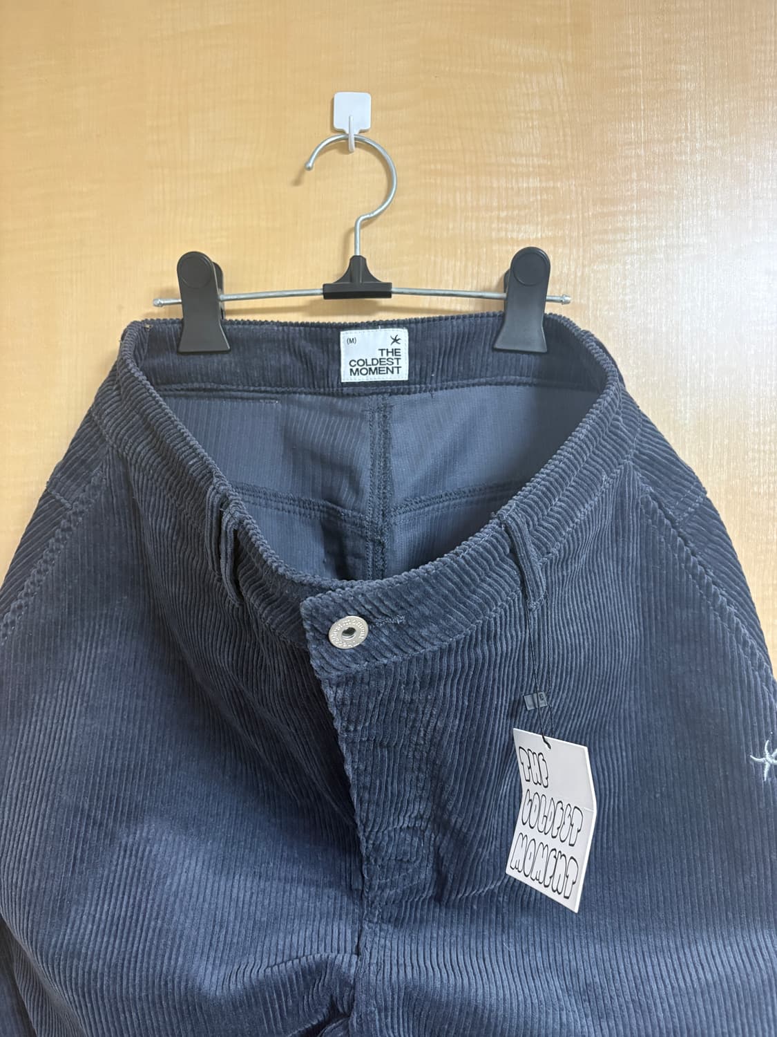 새상품) 더콜모 mini logo corduroy pants (navy) 상품이미지3