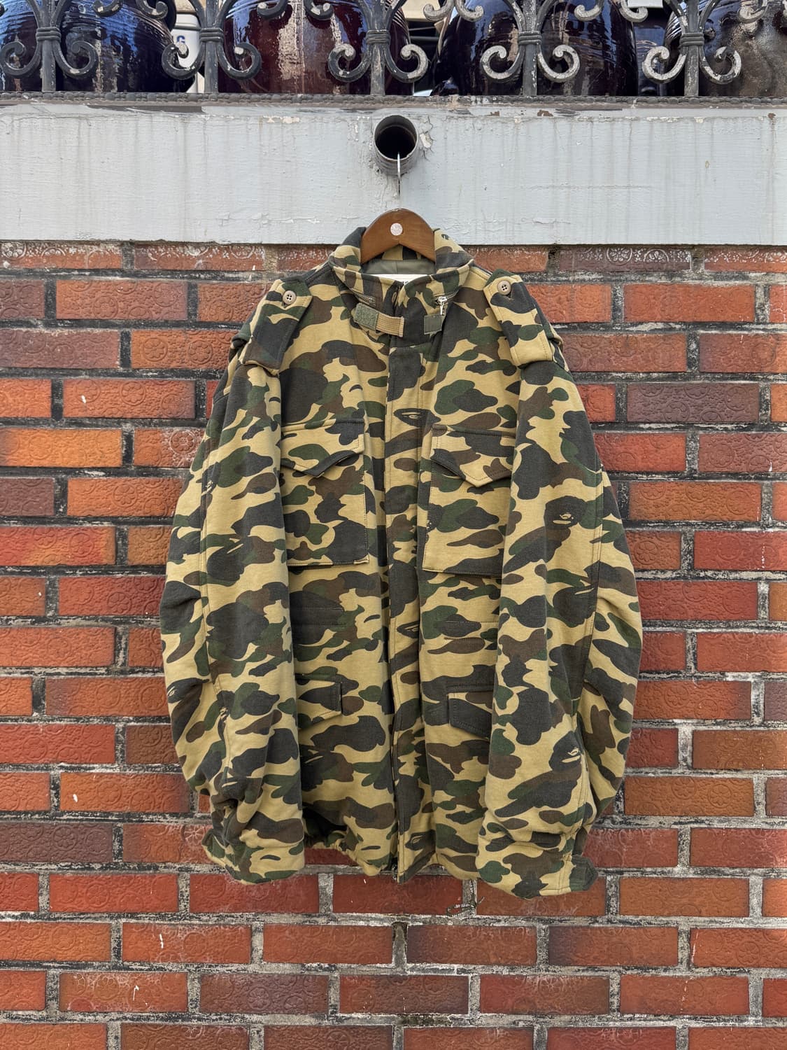 00s 베이프 1st 카모 m-65 필드자켓 L(XL) 상품이미지1