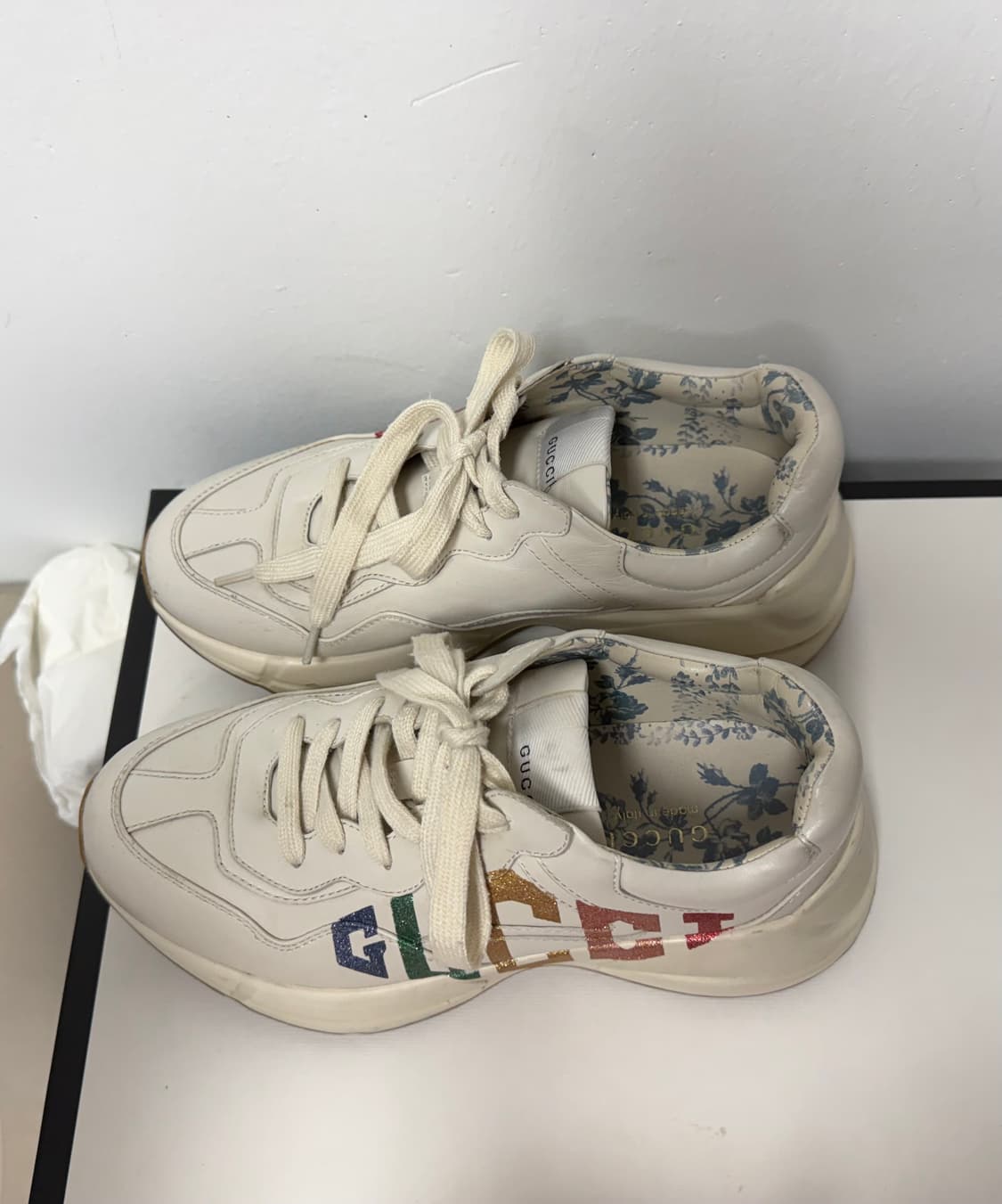 [정품] 구찌 라이톤 레인보우 스니커즈 225-230 상품이미지5