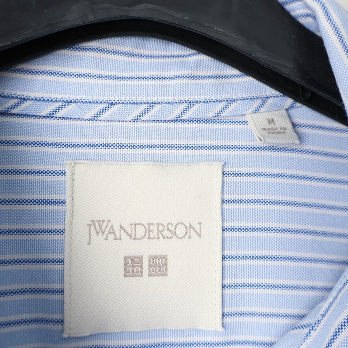 66/유니클로 JW앤더슨 옥스포드 스트라이프 박시셔츠 상품이미지6