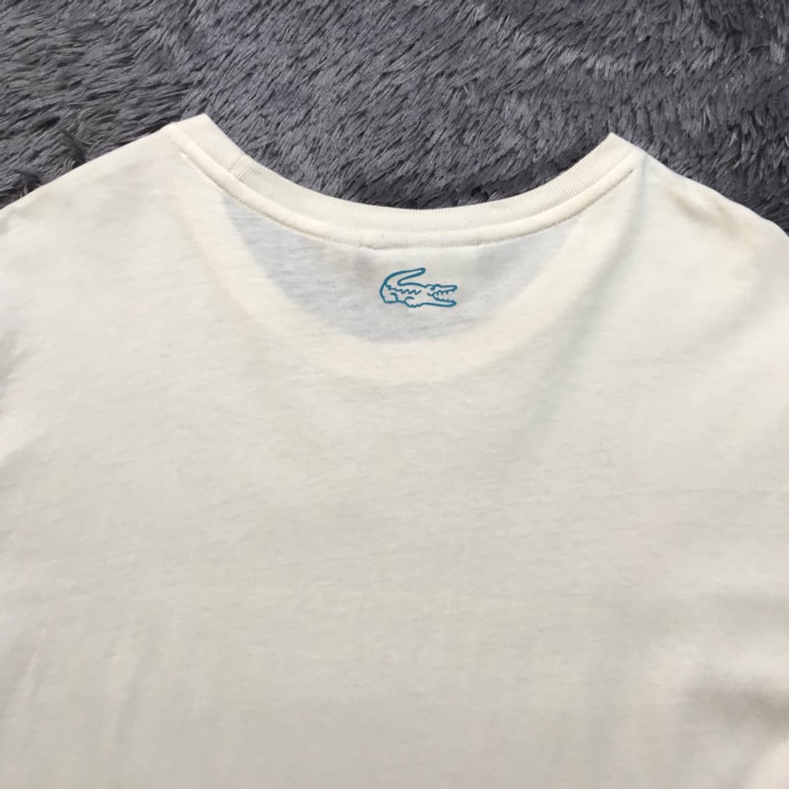 [[5(L), A급] 라코스테(LACOSTE) 그래픽 로고 반팔티@446 상품이미지2