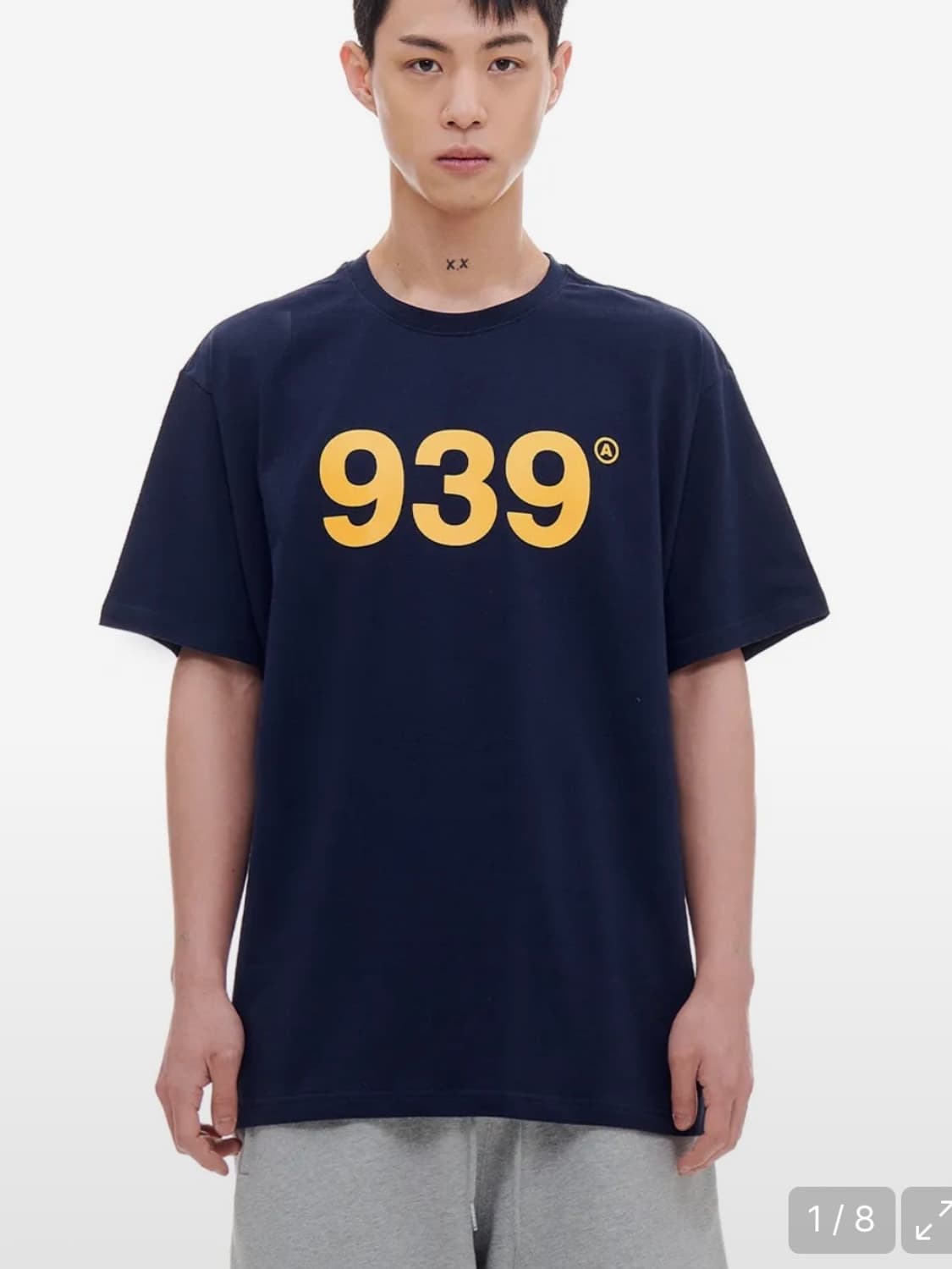 아카이브볼드 939 반팔티셔츠 네이비 상품이미지1