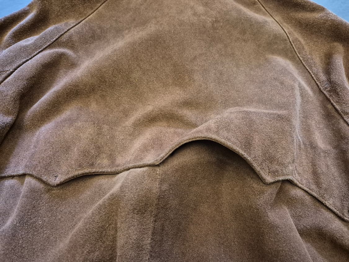 80s Golden bear 스웨이드 해링턴 자켓 상품이미지6