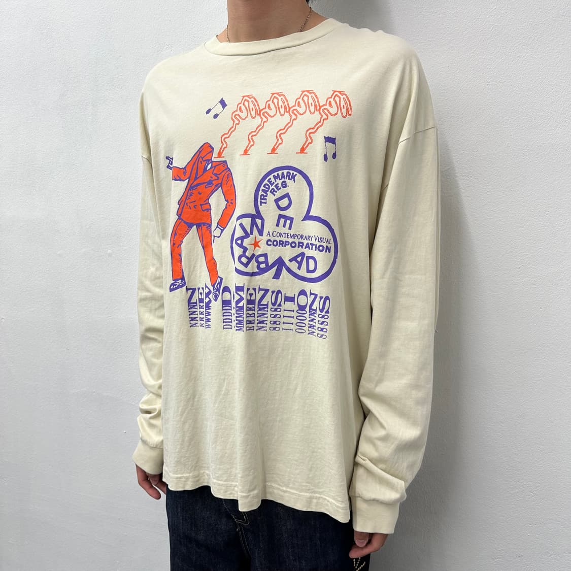 BRAIN DEAD 그래픽 롱슬리브 티셔츠 상품이미지1