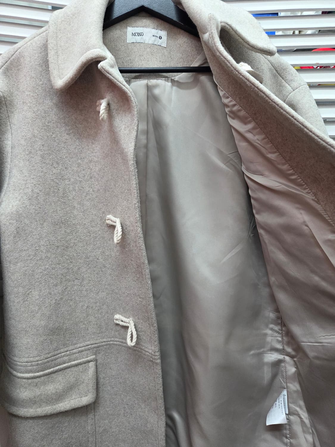 미쏘 떡볶이 더플 코트 상품이미지4