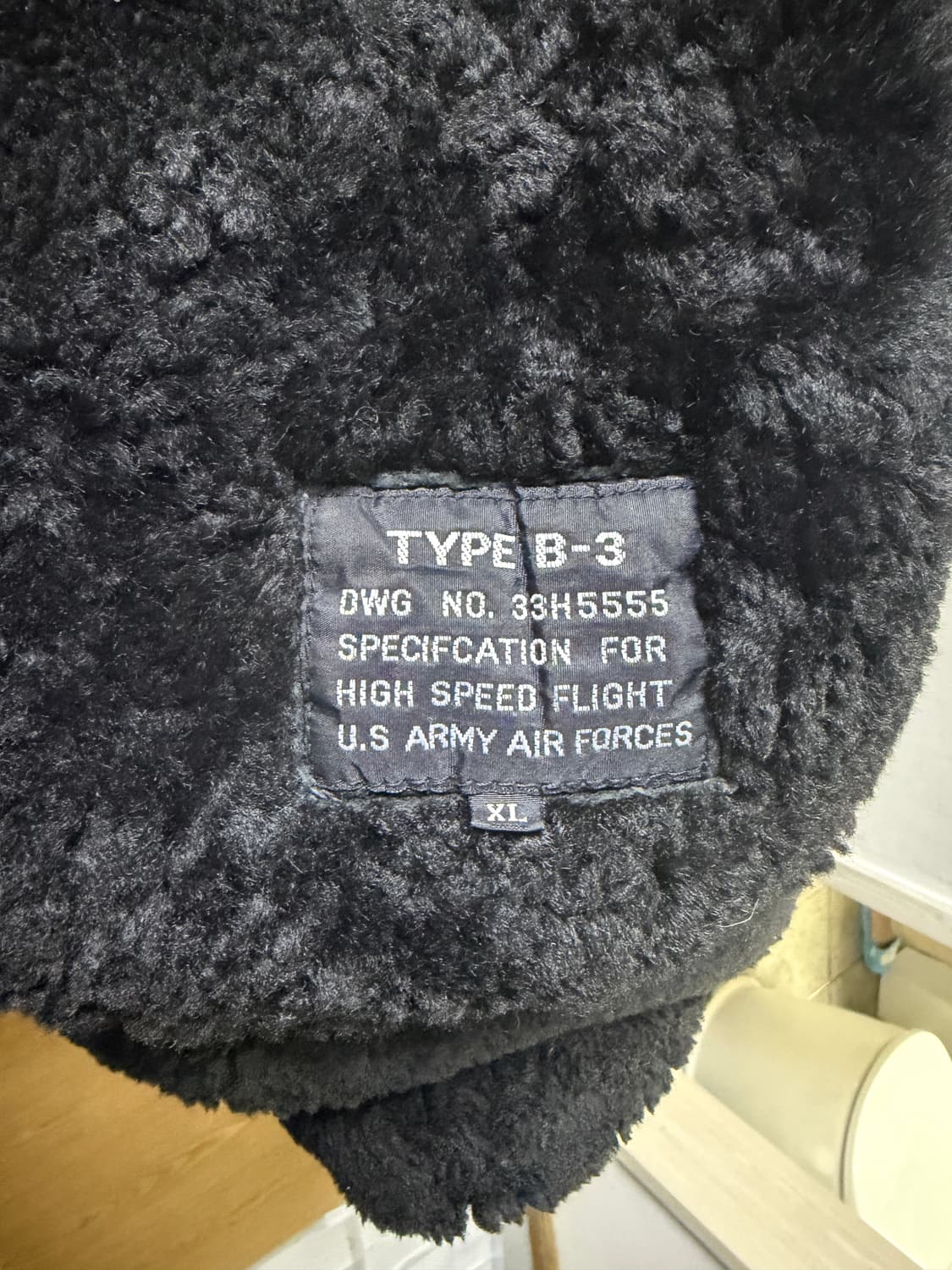 빈티지 b-3 무스탕 100-105 상품이미지7