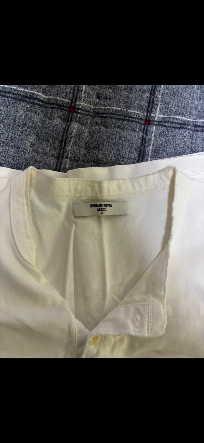 유니온블루 헨리넥 반팔 xl 상품이미지3