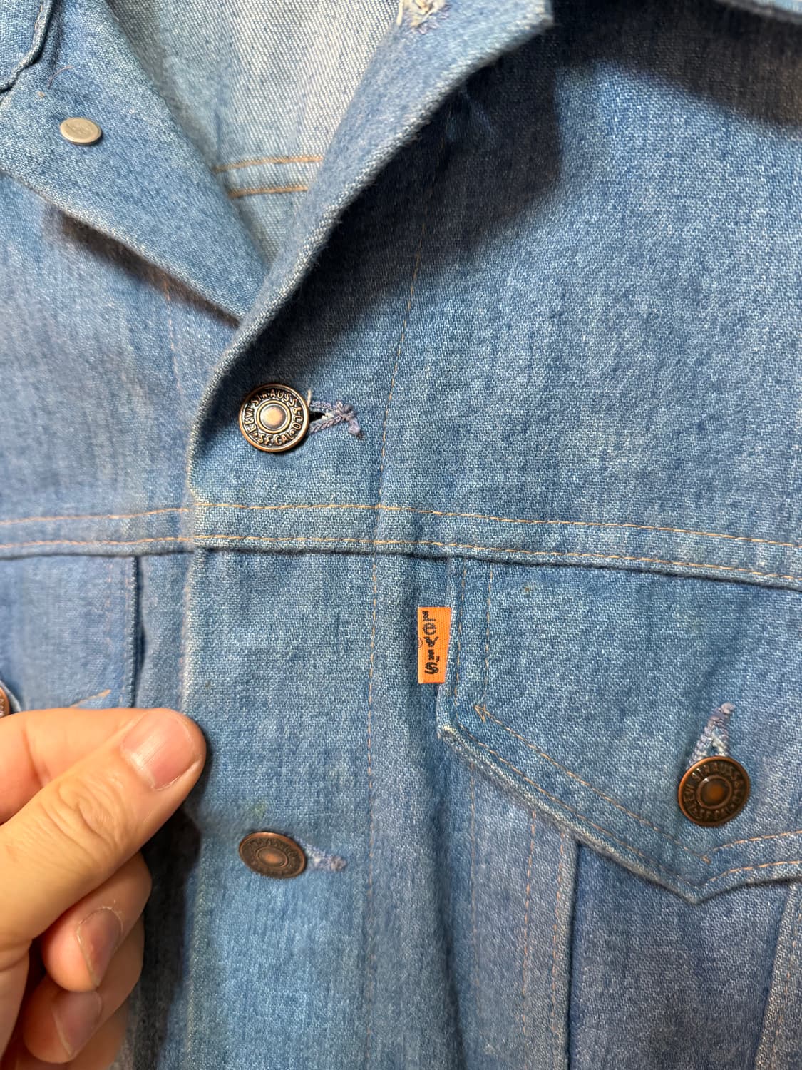 리바이스 빈티지 오렌지탭 자켓 상품이미지2