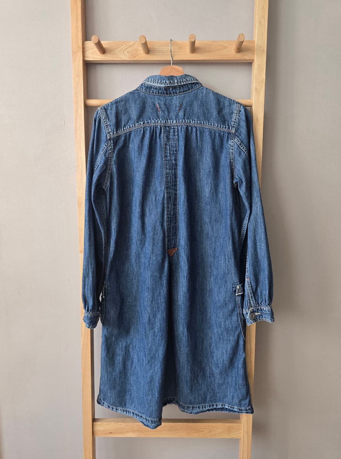CUBE SUGAR 모리걸  Washed Denim Coat 상품이미지2