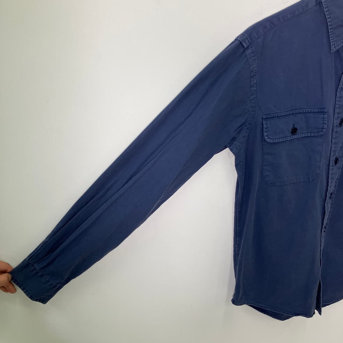 폴로 랄프로렌 네이비 코튼 워크 셔츠 S 상품이미지7