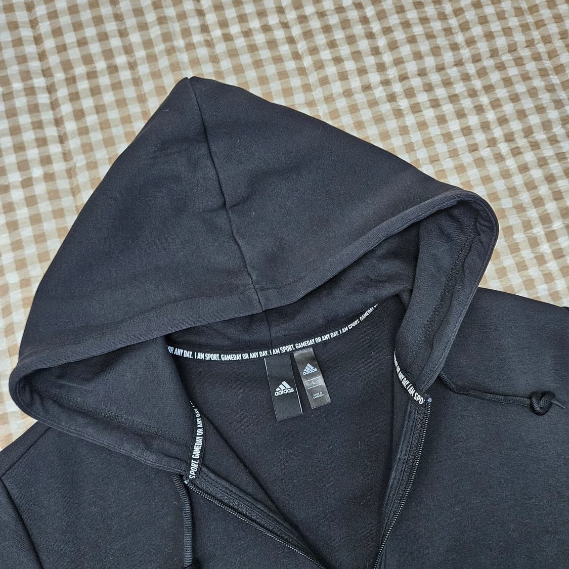 아디다스 간절기 후드집업 자켓 남자100 상품이미지2
