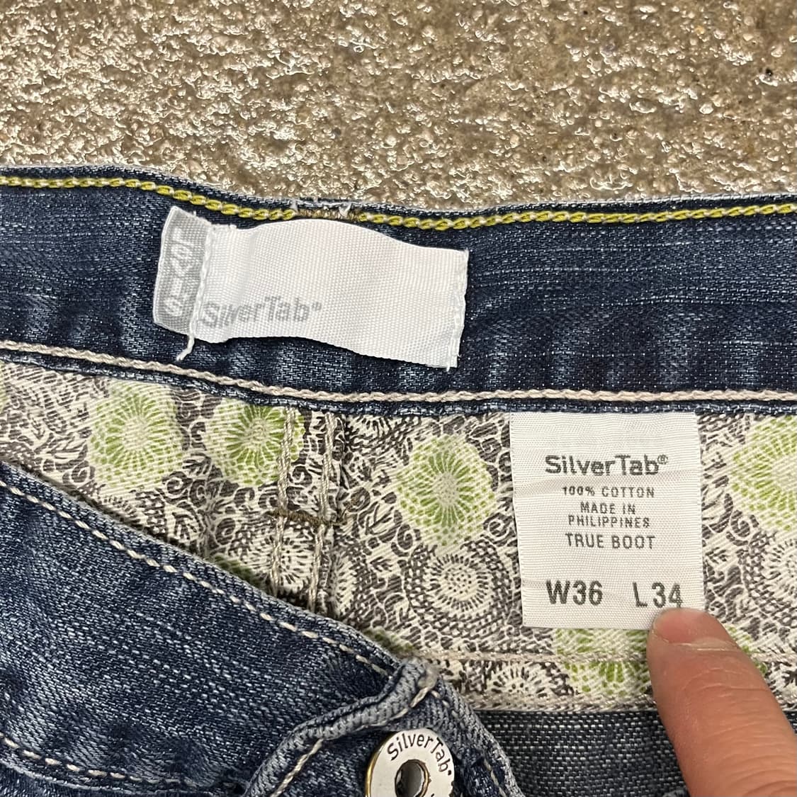 00s 리바이스 실버탭 루즈 부츠컷 (36“) 상품이미지6