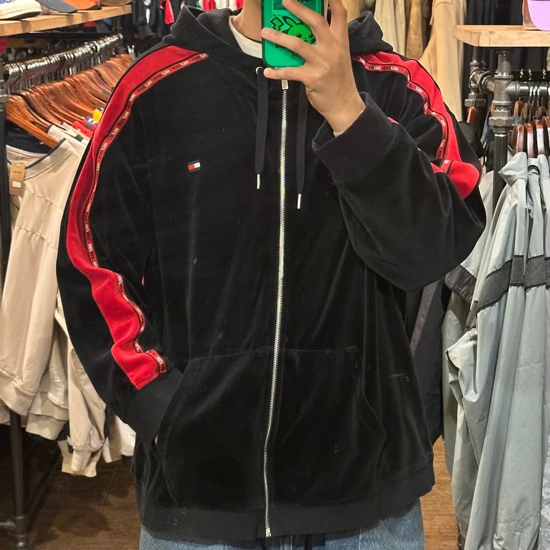 [HI] 타미 집업 블랙 상품이미지1