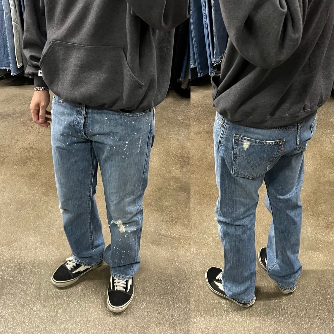 00s Levis501 커스텀 데님 팬츠 (31”) 상품이미지7
