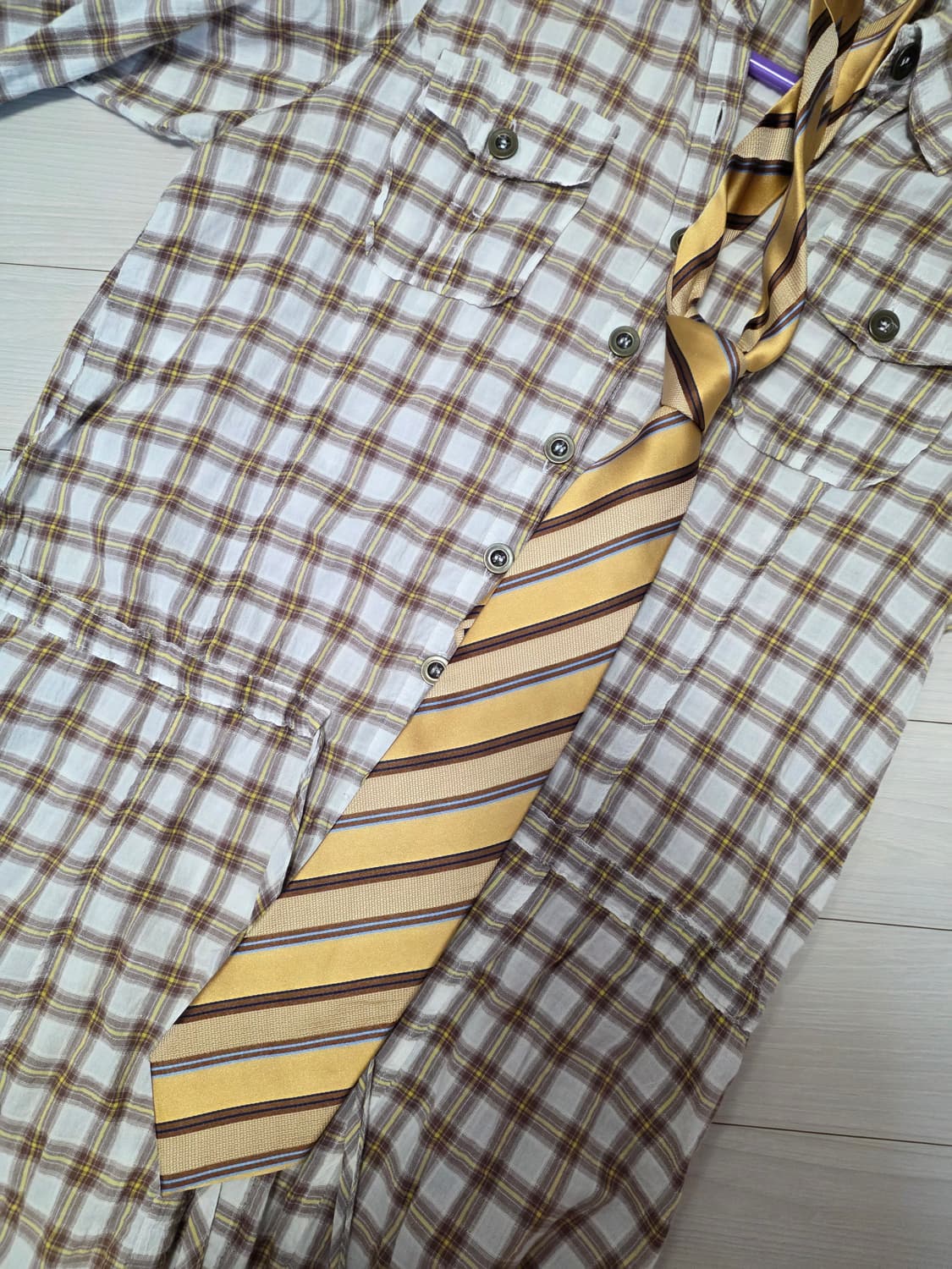 교복타이 빈티지룩 세트 고양이가디건 모리룩 모리걸 상품이미지5