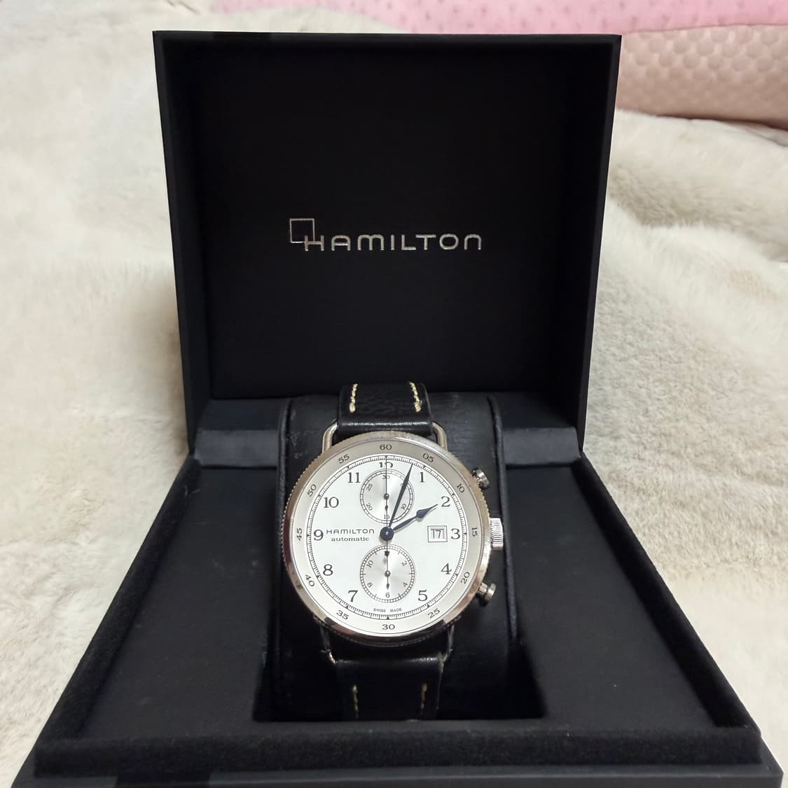 해밀턴 시계 해밀턴 카키 네이비 파이오니어 오토 크로노 상품이미지1