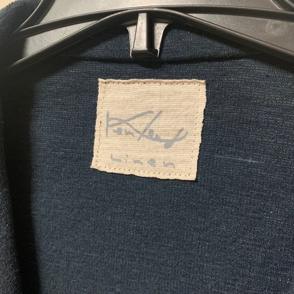 일본 Kenland 린넨 네이비 자켓 상품이미지3