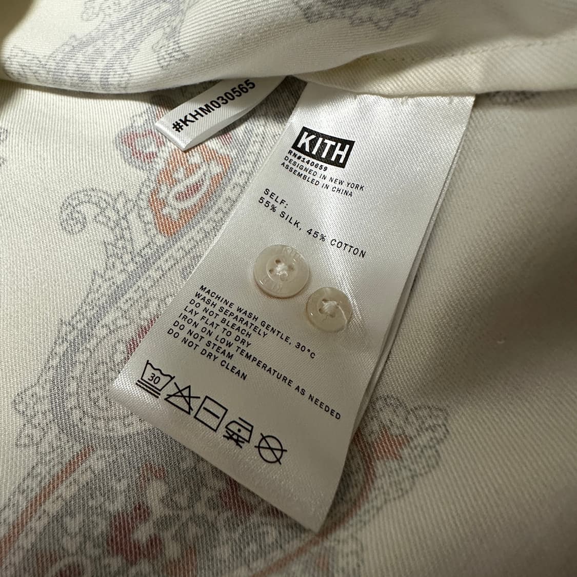 KITH S/S silk paisley camp collar shirt 상품이미지6