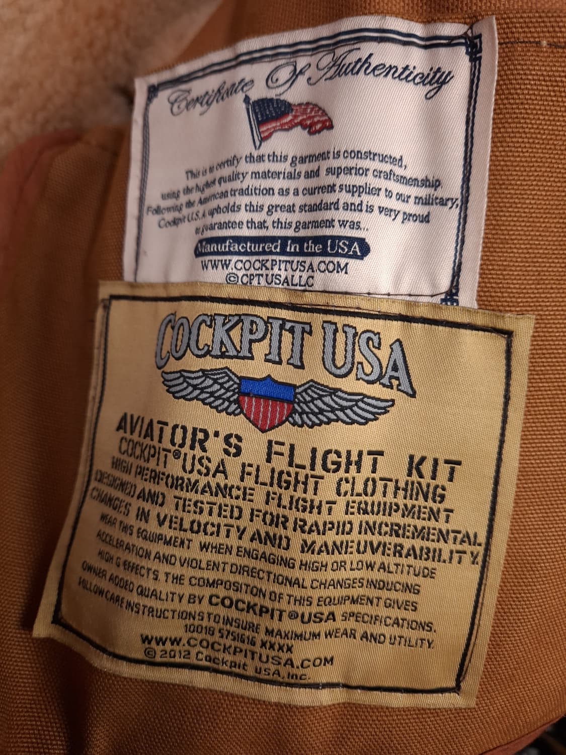 오리지날 미국제조 톰하디 COCKPlT B-3  항공무스탕 상품이미지4