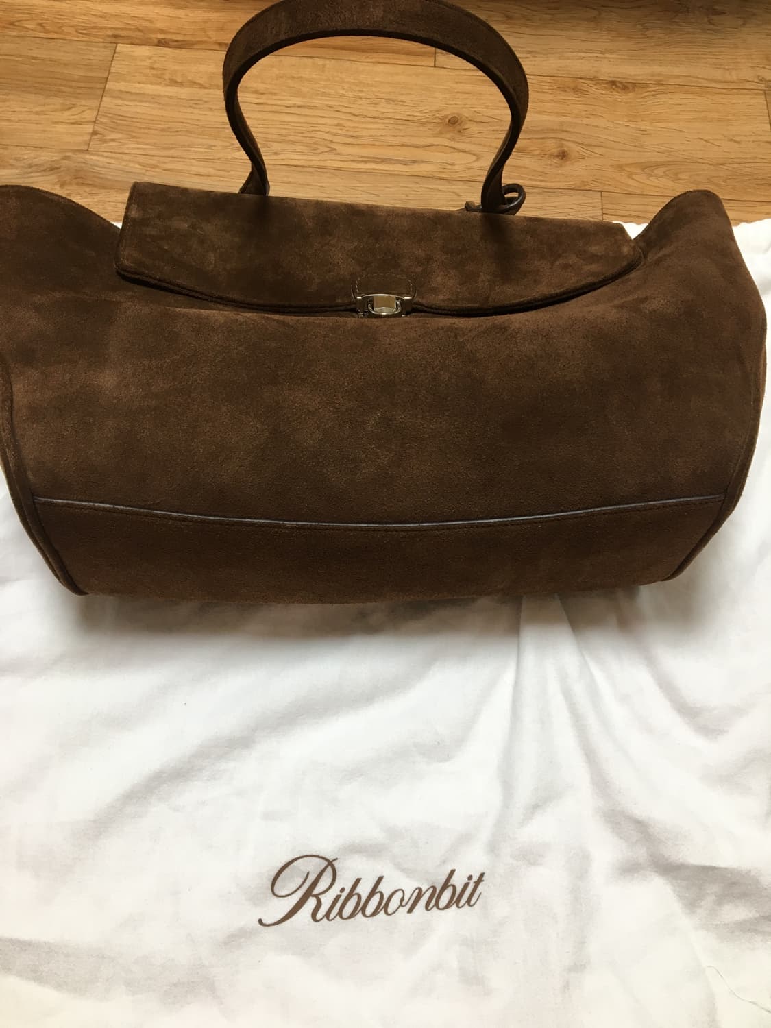 리본빛 말로우 백 브라운 상품이미지3