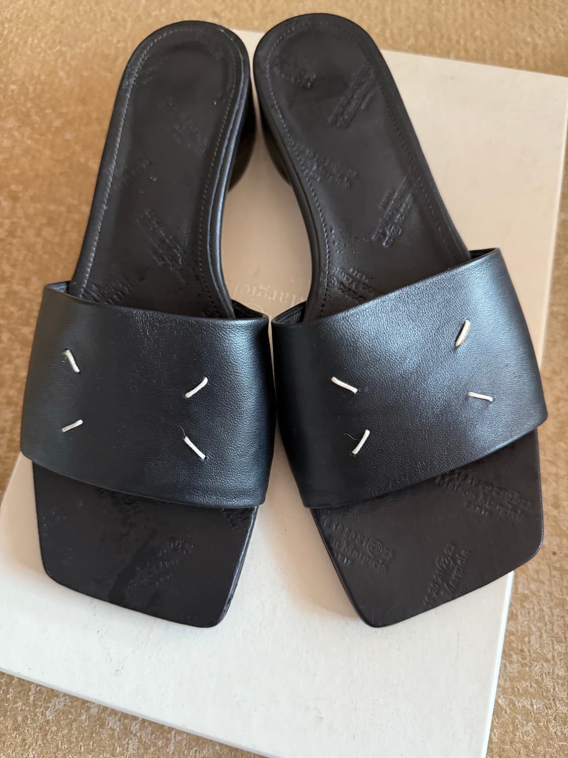 마르지엘라 스티치 샌들 블랙 36 상품이미지5