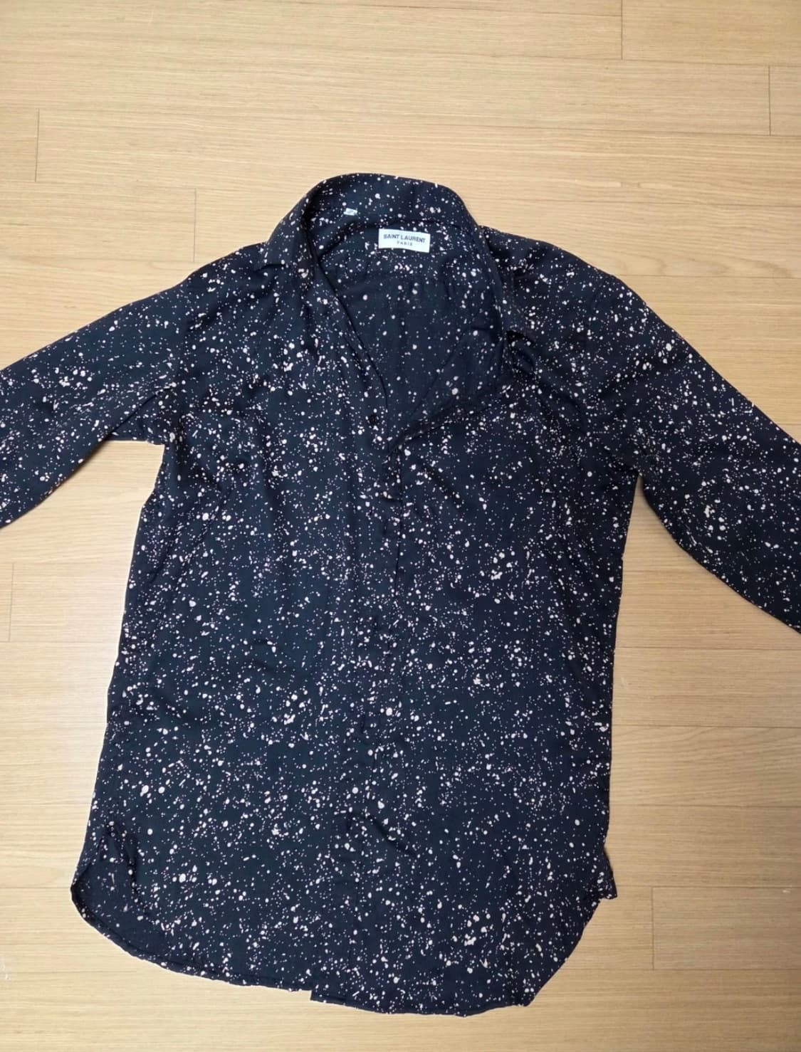 생로랑 스플레터 셔츠 36 상품이미지4