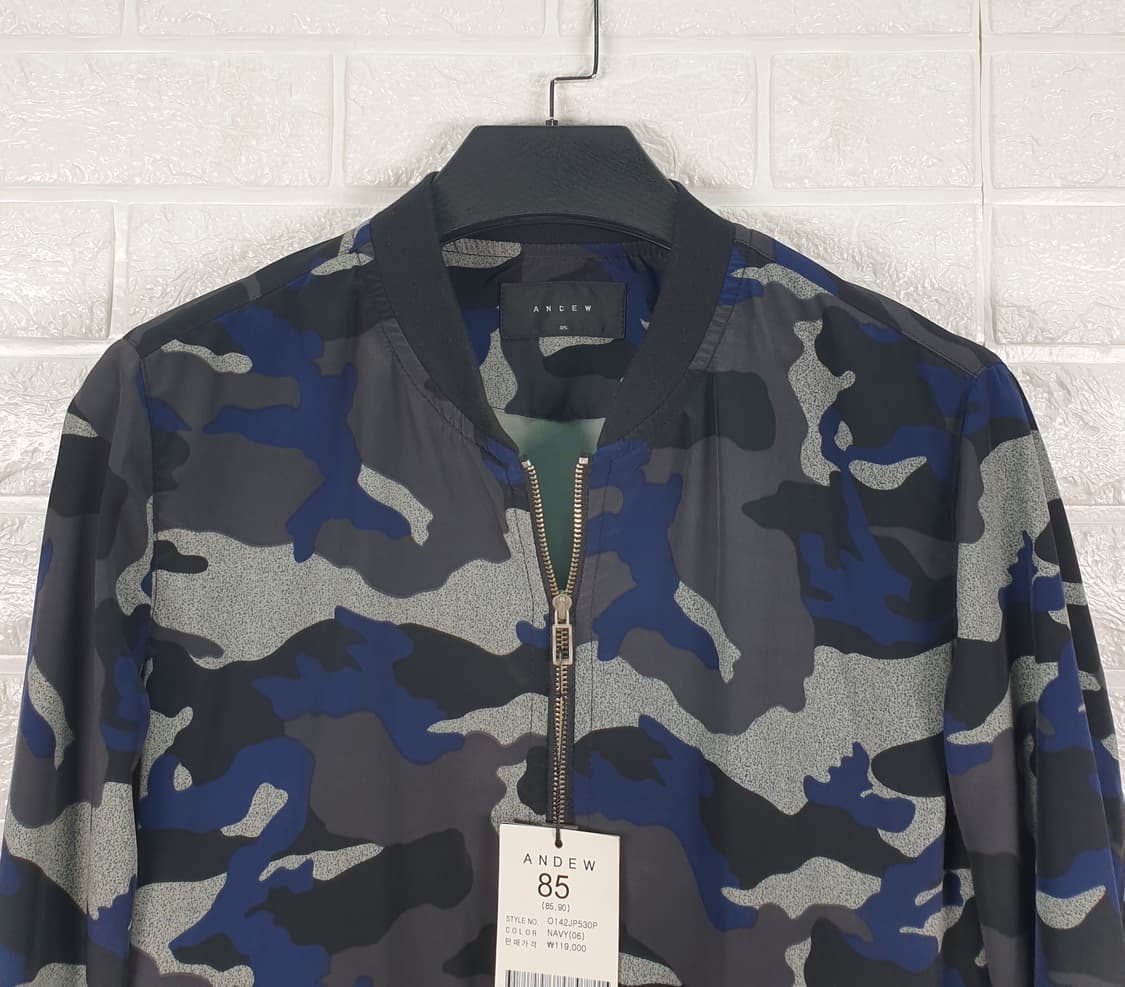 [90]앤듀 밀리터리 카모 블루종 점퍼 (새상품) 상품이미지3