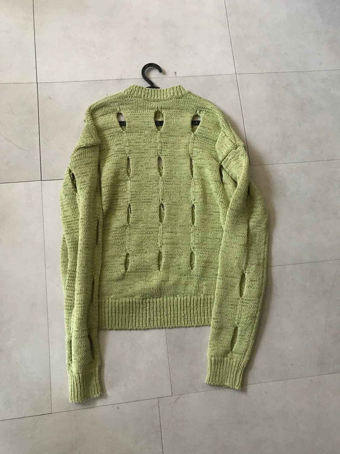 더오픈프로덕트 말차 그런지 니트 상품이미지8